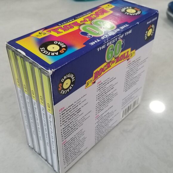The best of the 60's Rock n' Roll 5 cd box set original artists over 40 artists - Picture 7 of 12